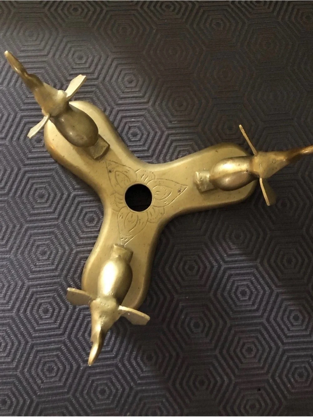 Brass Elephants Stand